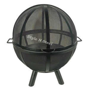 Brasero Ovalado de Hierro con Pintura Resistente al Calor, Diseño Independiente, Calentador Exterior para Leña/Carbón - Product Image 2