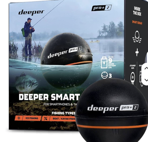 เครื่องหาปลาอัจฉริยะ New <span class=keywords><strong>Deeper</strong></span> PRO+ พร้อมระบบ GPS แบบพกพาไร้สาย - Product Image 1