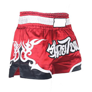 กางเกงมวยไทยคุณภาพสูงสำหรับผู้ชาย ขายส่ง ปรับแต่งได้ ลายเรียบ สไตล์ลำลอง ดีไซน์ล่าสุด - Product Image 2