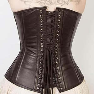 Nouveau design, corset en cuir professionnel, vente en gros, corset en cuir pour femmes, prix bas, lingerie corset bustier en cuir pour femmes - Product Image 5