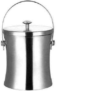 Stainless Steel Ice <b>Bucket</b> <b>With</b> <b>Lid</b> And Scoop Round Industrial Design Rust Resistant Party Cooler ice <b>Bucket</b> - Product Image 1