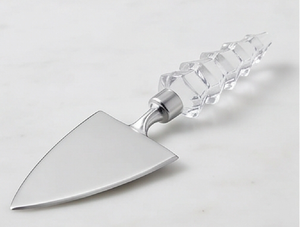Handmade Cake Server <b>Set</b> In Stainless Steel With Elegant Acrylic Handle Perfect For Cake Cutting And Celebrations Flatware - Product Image 1