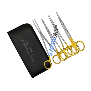 Juego de 5 Pinzas para Sujetar Huesos, Pequeñas, Dentadas, Manuales, Instrumentos Ortopédicos Veterinarios para Perros y Gatos, 14 cm - Product Image 2