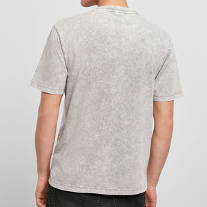 Camisetas Personalizadas de Alta Calidad para Hombre, Corte Cuadrado, Estilo Oversize, Lavado Ácido, 100% Algodón, Tejido de Lana Peinada, Ecológicas y Transpirables - Product Image 4
