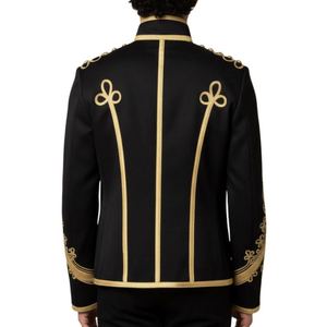 Unisex Black Gold Embroidered Premium Soccer Uniform Turn-<b>down</b> Collar Short Sleeve Regular Fit Letter Front All Seasons Wear - Product Image 5