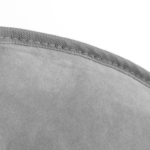 Poltrona da Soggiorno Grande 30 Pollici in Microfibra Super Morbida Grigia - Product Image 4