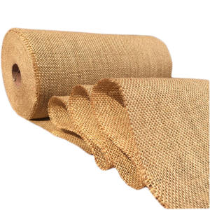 Tissu en toile de jute 100% naturel, écologique, durable, biodégradable, largeur 63 pouces x 100 m, 10 oz / 315 g/m², en rouleau. - Product Image 5