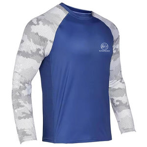 Camisetas de pesca ligeras de secado rápido 100% poliéster para hombre, estampadas, de bajo precio, transpirables y ecológicas. - Product Image 1