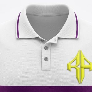 Ensemble polo homme personnalisé de haute qualité, matière polyester/coton, style décontracté, technique imprimée par RIVIAN ATLANTIC - Product Image 2