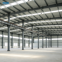 Structure en acier léger préfabriquée facile à installer pour entrepôt agricole, bâtiment d'élevage, ferme, charpente en acier