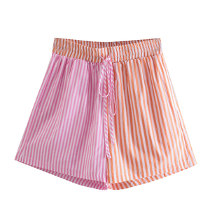 <b>Women's</b> Spring Eco Friendly Breathable Vintage Loose <b>Board</b> <b>Shorts</b> Mushroom Print Elastic Mid Waist Casual Polyester Drawstring - Product Image 2