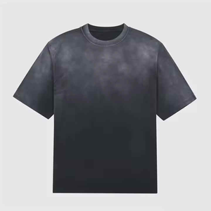 250gsm Oversized Cotton Tee Vintage Washed Blank T Shirt Heavyweight Custom Print Tee Men Oversized Washed Shirt Wholesale Cotto - Product Image 5
