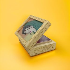 Premium Wooden Jewelry Box Handmade Decorative Jewelry Display Storage <b>Case</b> For Women - Product Image 3