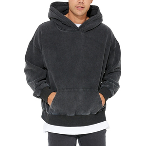 Sudadera con Capucha para Hombre, Azul Oscuro, Informal, de Algodón, Felpa Francesa, con Bolsillo, Corte Regular, Invierno, Digital, Ecológica, Transpirable, de Secado Rápido - Product Image 3