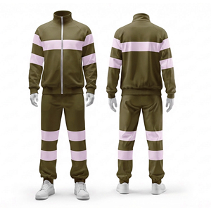 Fabricante de Conjuntos Deportivos de Poliéster Personalizados al Por Mayor, de Secado Rápido, para Correr, Gimnasio y Deportes al Aire Libre, Chaqueta y Pantalones - Product Image 2