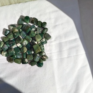 Piedras de Cristal Talladas de Ágata Musgosa Natural a Granel, Gemas Pulidas Premium al por Mayor para Decoración del Hogar Budista, Feng Shui y Sanación - Product Image 5