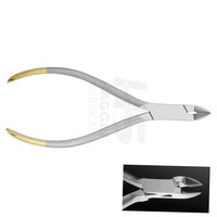 Pince orthodontique professionnelle en acier inoxydable, coupe-fil manuel, poignée argentée, instrument chirurgical dentaire de classe I