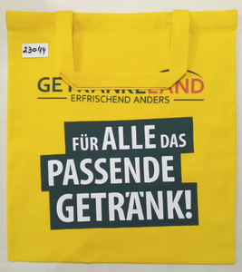 Sac fourre-tout en toile de coton personnalisé, portable, double bandoulière, recyclable, avec impression de logo sur mesure - Product Image 2