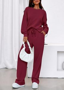 Conjunto de Sudadera con Capucha Oversize y Pantalones de Chándal de Forro Polar Premium para Mujer, Conjunto Deportivo de Sudadera con Capucha y Pantalones de Chándal para Mujer - Product Image 3