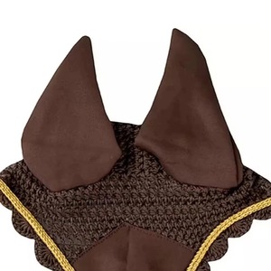 Voile anti-mouches en maille personnalisée de haute qualité pour chevaux, avec bonnet d'oreille, pour l'équitation, couleurs variées et options personnalisées, service OEM - Product Image 6