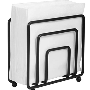 Porta Servilletas Metálico, Decoración para el Hogar, Porta Servilletas de Mesa, Porta Servilletas Vertical de Hierro para Restaurante, Hotel, Cafetería - Product Image 1