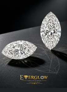 EVERGLOW Meilleure vente Grand format Diamant de laboratoire non monté taille Marquise 5 carats Couleur EFG Pureté VS pour la fabrication de bijoux - Product Image 2