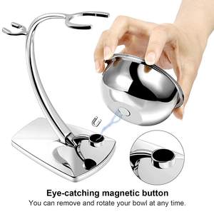 Ensemble de rasage professionnel, brosse à raser ultime, support pour rasoir et bol à savon, cadeau parfait pour les hommes pour la fête des pères et les anniversaires - Product Image 2