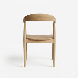 เก้าอี้ทานอาหารคุณภาพสูง วัสดุไม้สัก ดีไซน์สไตล์สแกนดิเนเวียน สำหรับบ้าน สำนักงาน โรงแรม ร้านอาหาร - Product Image 2