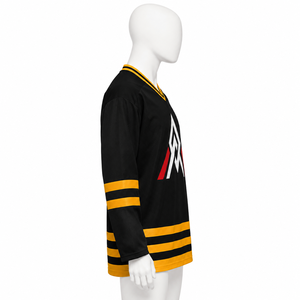 Maillot de hockey sur glace haut de gamme à manches longues, doté d'un matériau respirant, d'un ajustement confortable et d'une construction durable pour les joueurs - Product Image 6