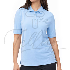 Chemises pour femmes décontractées respirantes de haute qualité, dernier design, manches courtes, 100% coton, personnalisables, faible MOQ - Product Image 4