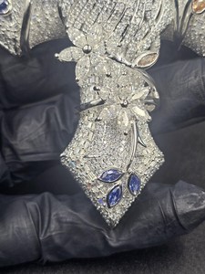 Colgante de Cruz de Jesús de Lujo Certificado con Moissanita VVS Totalmente Engastada, Joyería Religiosa de Plata 925, Colgante de Fe Cristiana - Product Image 4