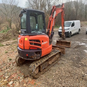 Mini-excavatrice Kubota Kx057-4 durable, dotée d'une construction robuste, d'une puissance hydraulique élevée et d'une performance efficace - Product Image 1