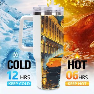 Vaso personalizado de acero inoxidable de 40 oz para estudio de danza y artes escénicas - Product Image 6