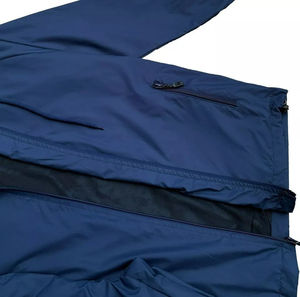 New Custom Winter Men's Hooded Windbreaker 2-Piece <b>Knitted</b> Tracksuits <b>Set</b> Breathable Cotton Spandex Bamboo Fiber Front Jogging - Product Image 3