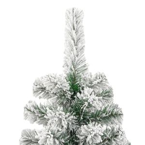 70.9 \ "albero di natale incernierato artificiale con neve floccata per decorazioni Festive - Product Image 4