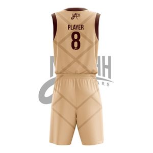 Ensemble de maillots de basket-ball réversibles pour hommes avec panneaux latéraux contrastés et tissu respirant pour une action sur tout le terrain - Product Image 3