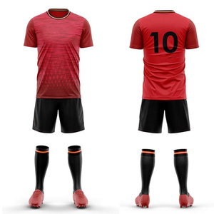 ชุดฟุตบอลแบบซับลิเมชั่นเต็มตัว สีน้ำเงินเหลือง ดีไซน์ล่าสุด เสื้อและกางเกงขาสั้น ระบายอากาศได้ดี คุณภาพพรีเมียม ชุดฟุตบอลยูนิเซ็กซ์ โพลีเอสเตอร์ - Product Image 1