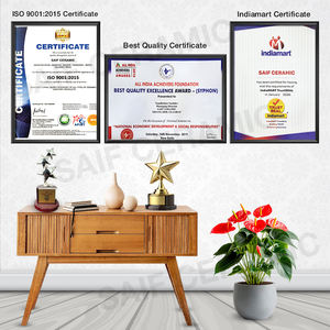 Fabricante Indio de Lavabos de Cerámica de Calidad Inigualable, Aceptamos OEM, Lavabo con Pedestal y Opción de Logotipo Personalizado - Product Image 3