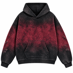 Sweat à capuche unisexe oversize en coton 100% respirant, manches classiques, style gothique, avec poches, idéal pour l'automne - Product Image 2