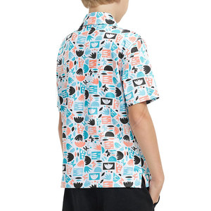 เสื้อโปโลกอล์ฟสำหรับเด็กและเยาวชน ดีไซน์ทันสมัย ผลิตจากผ้าที่ช่วยระบายความชื้น พร้อมด้วยการเคลื่อนไหวที่ยืดหยุ่น เหมาะสำหรับการเล่นกีฬา - Product Image 2