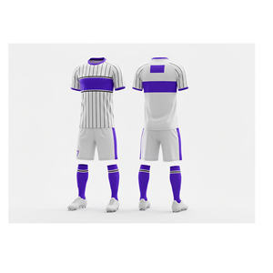 Uniforme de Fútbol Profesional Sublimado para Clubes y Equipos |   Tallas para Hombres, Mujeres y Jóvenes |   Ropa Deportiva Ligera de Secado Rápido para Entrenamiento - Product Image 3