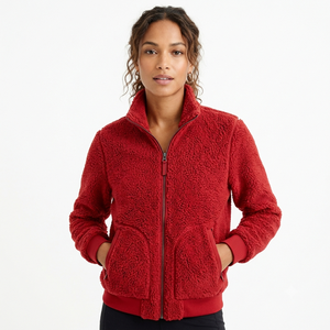 Custom Winter <b>Warm</b> Men Women Sherpa <b>Fleece</b> <b>Jacket</b> Full Sleeve Stand Collar Full Zip Fur Coat 2026 Trendy Unisex - Product Image 1