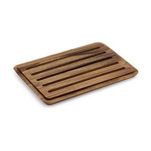 High Quality Natural Acacia Wooden Bread <b>Trays</b> With Crumb Catcher Rectangle Cutting Board for Bread Baking from Vietnam - Product Image 2