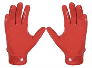 Gants de football américain Pro Grip pour receveurs, paume adhésive de haute qualité, couleur personnalisée, logo personnalisé, gants légers - Product Image 2