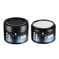 Produits de coiffure pour hommes, salon de coiffure, argile capillaire, cire capillaire, contrôle des bords des cheveux, pâte mate, marque privée