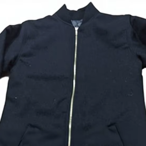 <b>Men's</b> <b>Black</b> Stand Collar Zip Up Jacket Casual Slim Fit Short <b>Coat</b> Outerwear Custom Design OEM ODM Wholesale Manufacturer - Product Image 5