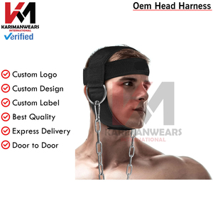 Harnais de fitness pour le cou, hommes et femmes, musculation, entraînement de force, bande de résistance, fournisseur OEM - Product Image 3