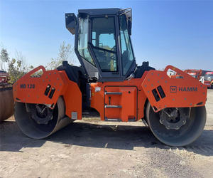 NOUVEAU Compacteur routier vibrant hydraulique à double tambour HAMM 138, moteur Honda 75KW, pour le compactage de la base de routes en gravier - Product Image 2