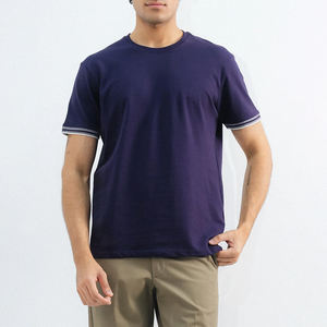 Camiseta Deportiva de Alta Calidad para Hombre, Transpirable, Ecológica, de Secado Rápido, Poliéster/Algodón, Corte Ajustado, Diseño Liso - Product Image 2