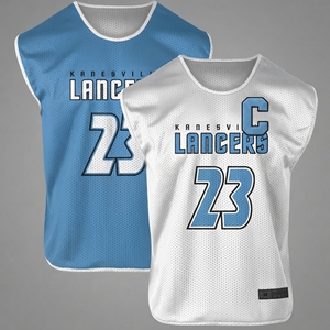 Maillots de lacrosse réversibles personnalisés avec logo sublimé – Collection Usine - Product Image 6